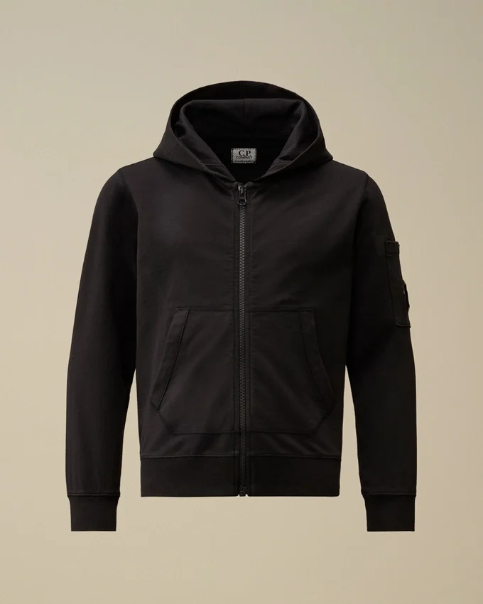 U16 Light Fleece Kapuzen-Sweatshirt mit „Lens“-Motiv