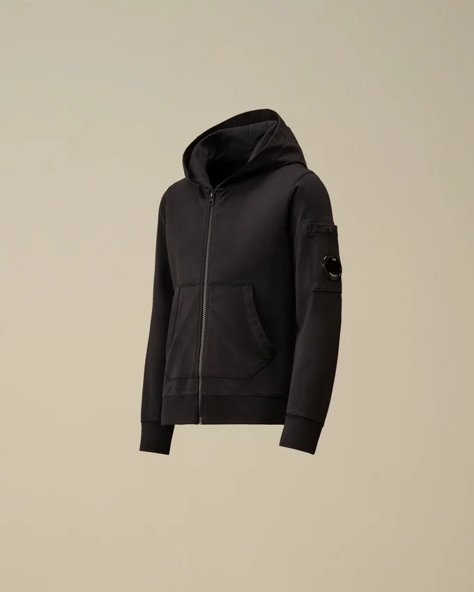 U16 Light Fleece Kapuzen-Sweatshirt mit „Lens“-Motiv