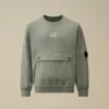 U16 Light Fleece Mixed Rundhals-Sweatshirt mit Lens-Print
