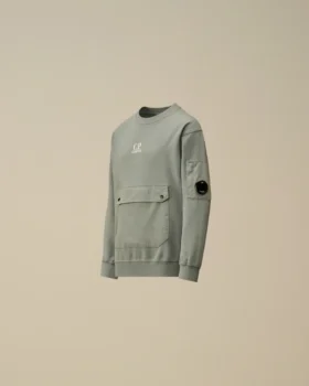 U16 Light Fleece Mixed Rundhals-Sweatshirt mit Lens-Print