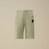 U16 Malfilè Fleece-Shorts mit Lens-Detail