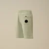 U16 Malfilè Fleece-Shorts mit Lens-Detail