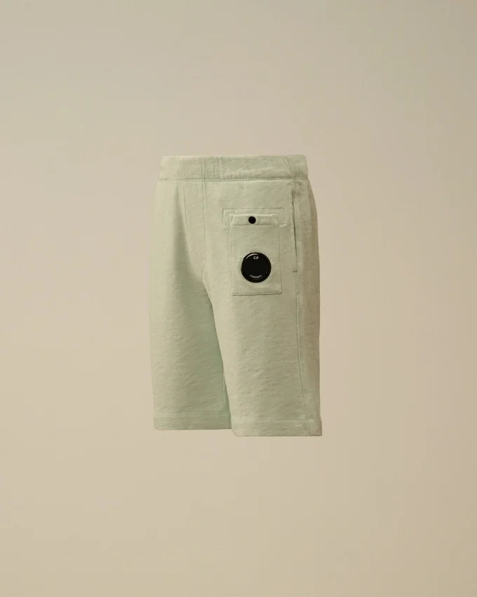 U16 Malfilè Fleece-Shorts mit Lens-Detail