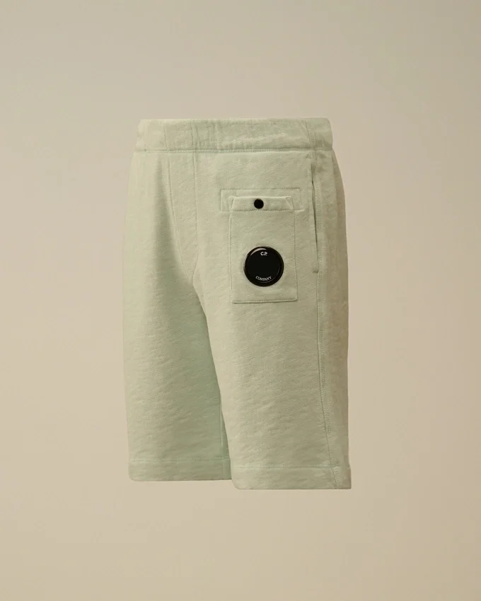U16 Malfilè Fleece-Shorts mit Lens-Detail