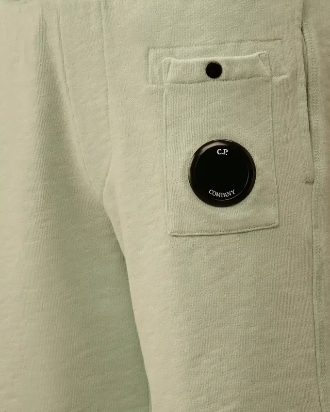 U16 Malfilè Fleece-Shorts mit Lens-Detail