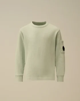 U16 Malfilè Fleece-Sweatshirt mit Rundhalsausschnitt und „Lens“-Motiv