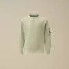 U16 Malfilè Fleece-Sweatshirt mit Rundhalsausschnitt und „Lens“-Motiv