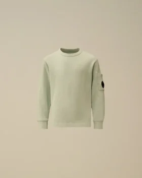 U16 Malfilè Fleece-Sweatshirt mit Rundhalsausschnitt und „Lens“-Motiv