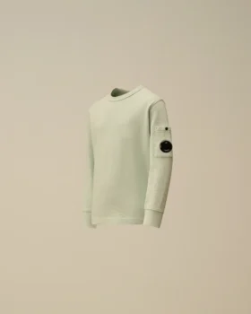 U16 Malfilè Fleece-Sweatshirt mit Rundhalsausschnitt und „Lens“-Motiv
