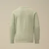 U16 Malfilè Fleece-Sweatshirt mit Rundhalsausschnitt und „Lens“-Motiv