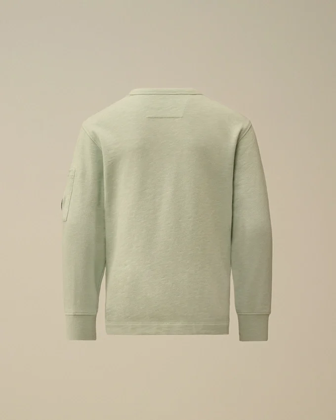 U16 Malfilè Fleece-Sweatshirt mit Rundhalsausschnitt und „Lens“-Motiv