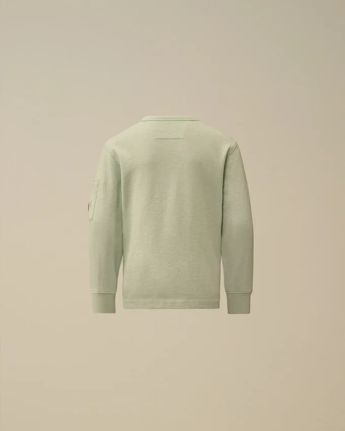 U16 Malfilè Fleece-Sweatshirt mit Rundhalsausschnitt und „Lens“-Motiv