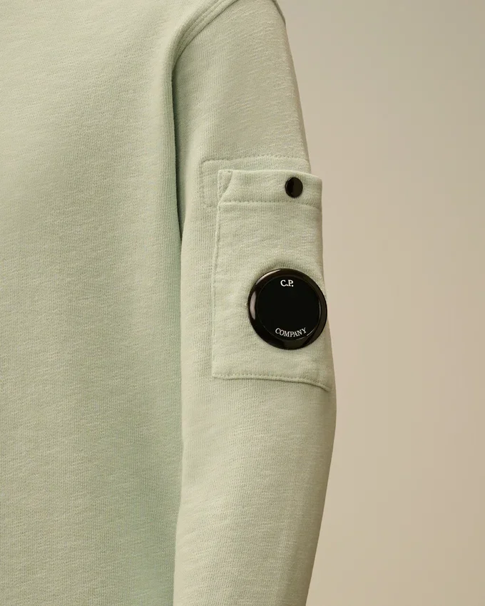 U16 Malfilè Fleece-Sweatshirt mit Rundhalsausschnitt und „Lens“-Motiv