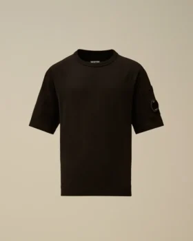U16 Oversize-Hemd mit „Lens“-Motiv aus 30/1-Baumwolljersey mit kurzen Ärmeln