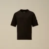 U16 Oversize-Hemd mit „Lens“-Motiv aus 30/1-Baumwolljersey mit kurzen Ärmeln