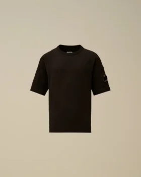 U16 Oversize-Hemd mit „Lens“-Motiv aus 30/1-Baumwolljersey mit kurzen Ärmeln