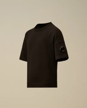 U16 Oversize-Hemd mit „Lens“-Motiv aus 30/1-Baumwolljersey mit kurzen Ärmeln