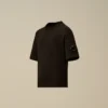 U16 Oversize-Hemd mit „Lens“-Motiv aus 30/1-Baumwolljersey mit kurzen Ärmeln