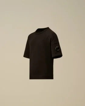U16 Oversize-Hemd mit „Lens“-Motiv aus 30/1-Baumwolljersey mit kurzen Ärmeln