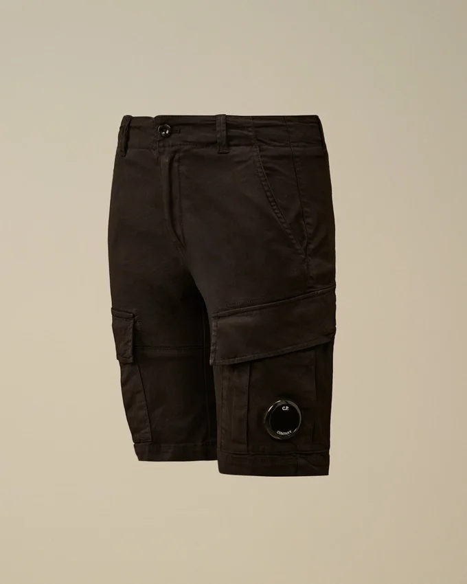 U16 Stretch-Gabardine-Cargo-Lens-Shorts