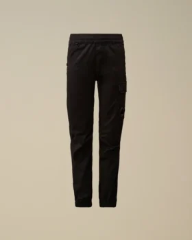 U16 Stretch-Gabardine-Cargo-Sweathose mit Lens-Detail