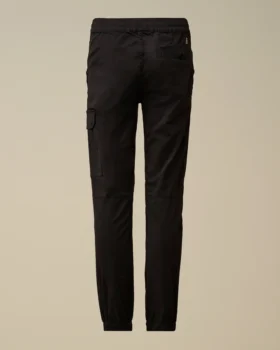 U16 Stretch-Gabardine-Cargo-Sweathose mit Lens-Detail