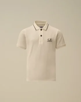 U16 Stretch-Piqué-Kurzarm-Polo mit Logo