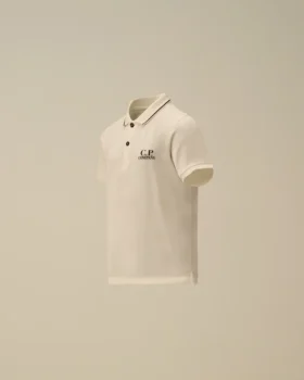 U16 Stretch-Piqué-Kurzarm-Polo mit Logo