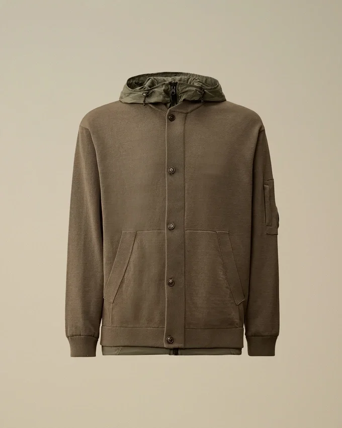 Wendbarer Kapuzenpullover aus Baumwollmischung