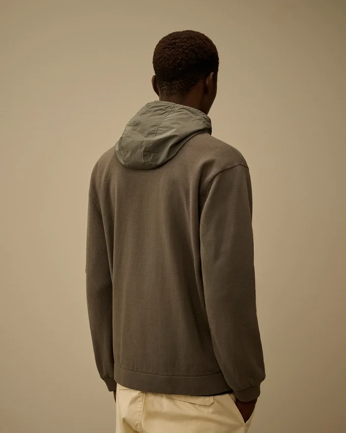 Wendbarer Kapuzenpullover aus Baumwollmischung