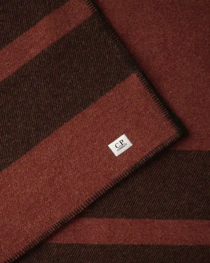 Woll-Logo-Decke